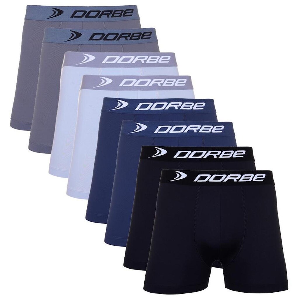 Kit 8 Cuecas Dorbe Boxer Microfibra