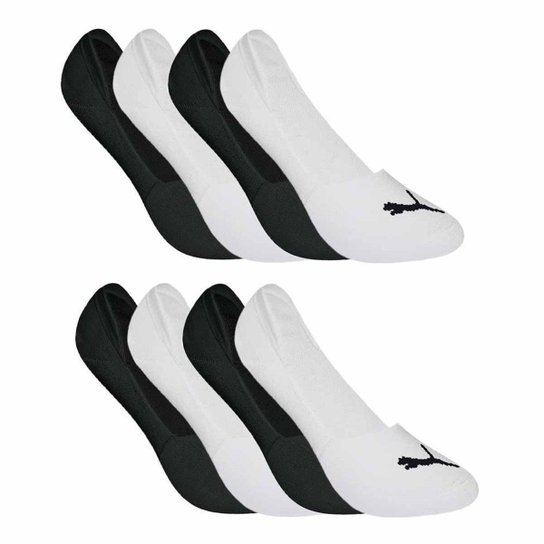 Kit 8 Pares de Meias Puma Invisível - Branco+Preto é ruim? Kit 8 Pares de Meias Puma Invisível - Branco+Preto é boa?