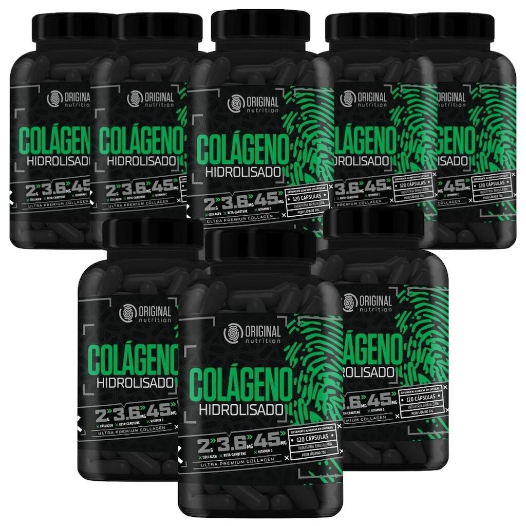 Kit 8X Colágeno  Hidrolisado On 120 Cáps