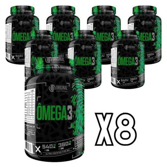 Kit 8x Ômega 3 120 Cáps - Original Nutrition é ruim? Kit 8x Ômega 3 120 Cáps - Original Nutrition é boa?