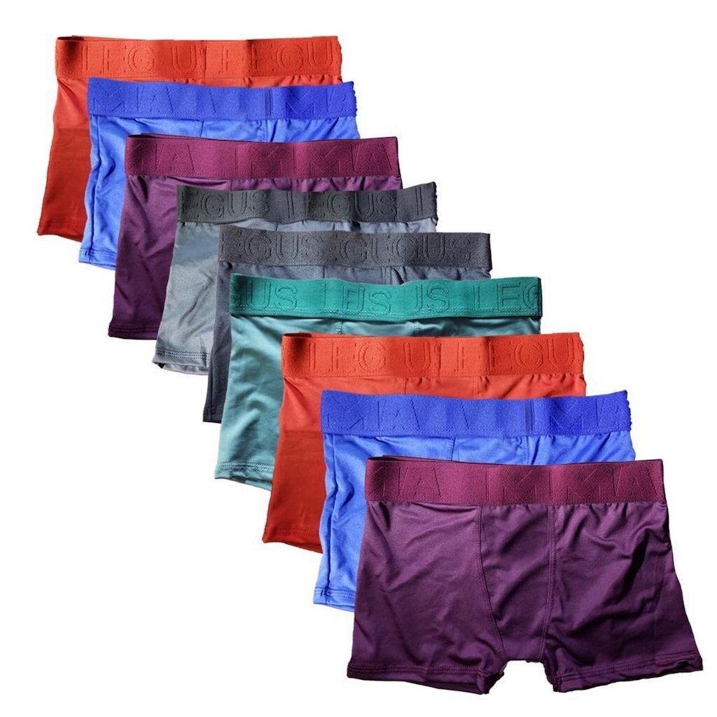 Kit 9 Cuecas Box Boxer Frishop Microfibra Juvenil Infantil
