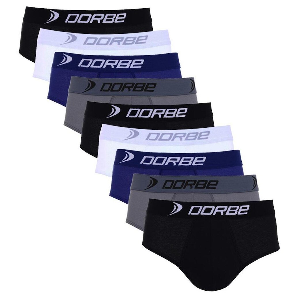 Kit 9 Cuecas Slip de Dorbe