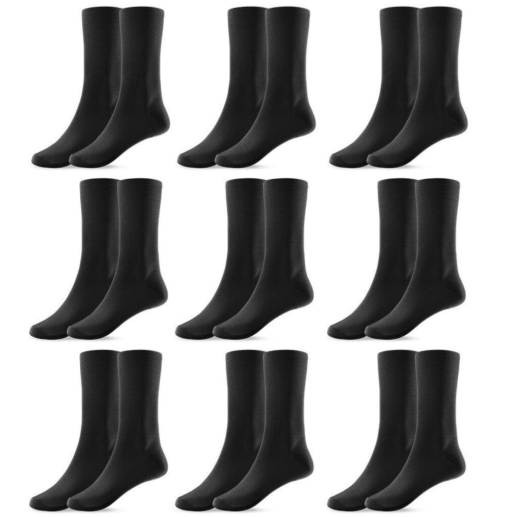 Kit 9 Pares de Meias Masculina Cano Alto 37/44