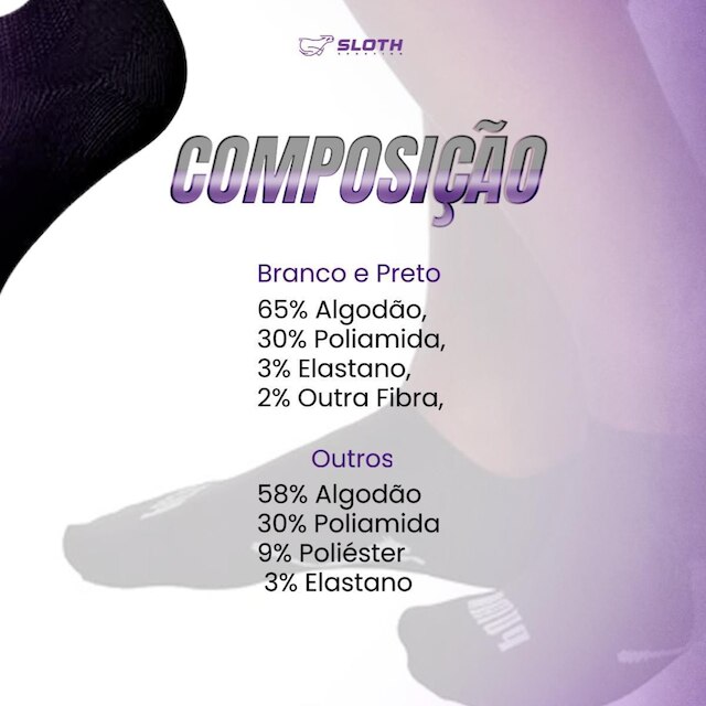 Kit 9 Pares Meias Invisível Puma Sapatilha Adulto Original