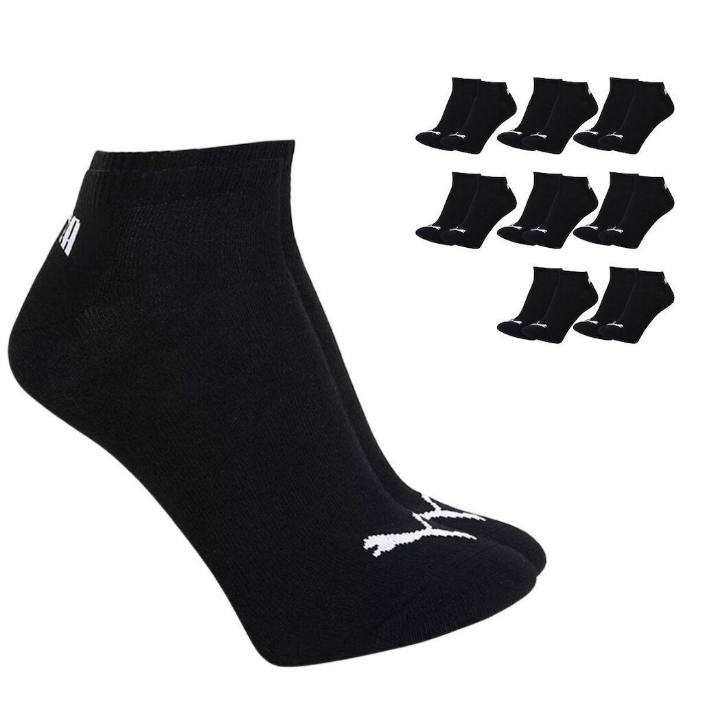 Kit 9 Pares Meias Puma Cano Baixo Adulto Algodão Original