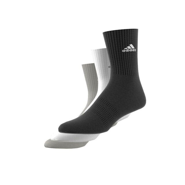 Kit Adidas Meia Cano Alto 3 Pares