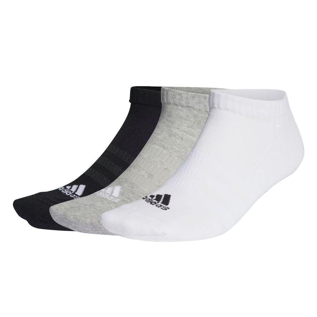 Kit Adidas Meia Cano Baixo 3 Pares