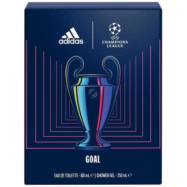 Kit Adidas Uefa Champions League Goal Perfume + Shower