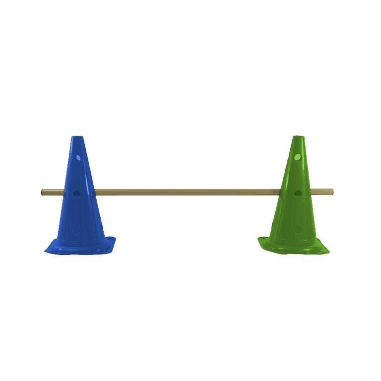 Kit Agilidade 2 Cones 50Cm Com 1 Barreira Rythmoon