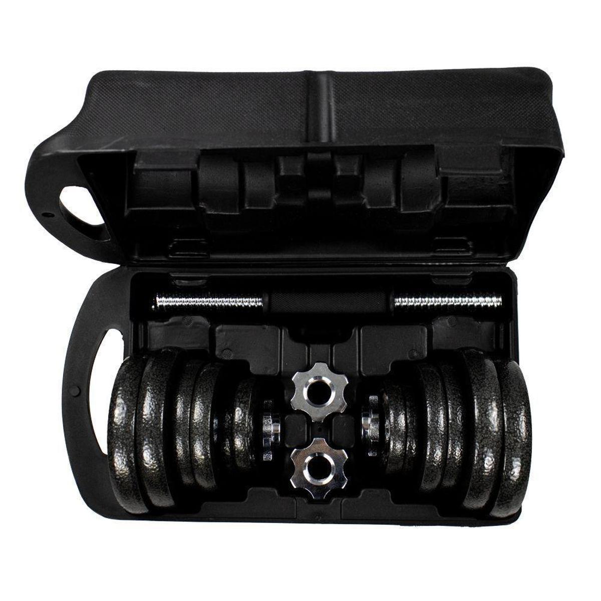 Kit Anilhas + Halteres Gallant Na Maleta 20Kg Elite Cromado é ruim? Kit Anilhas + Halteres Gallant Na Maleta 20Kg Elite Cromado é boa?