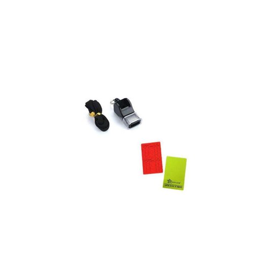 Kit Apito Fox40 c/ cordao e Cartao Arbitragem