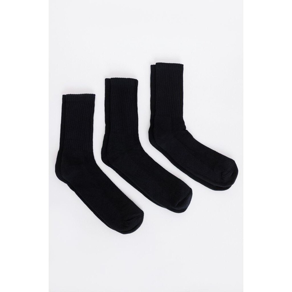 Kit Aramis Meia Básica Cano Médio Preto