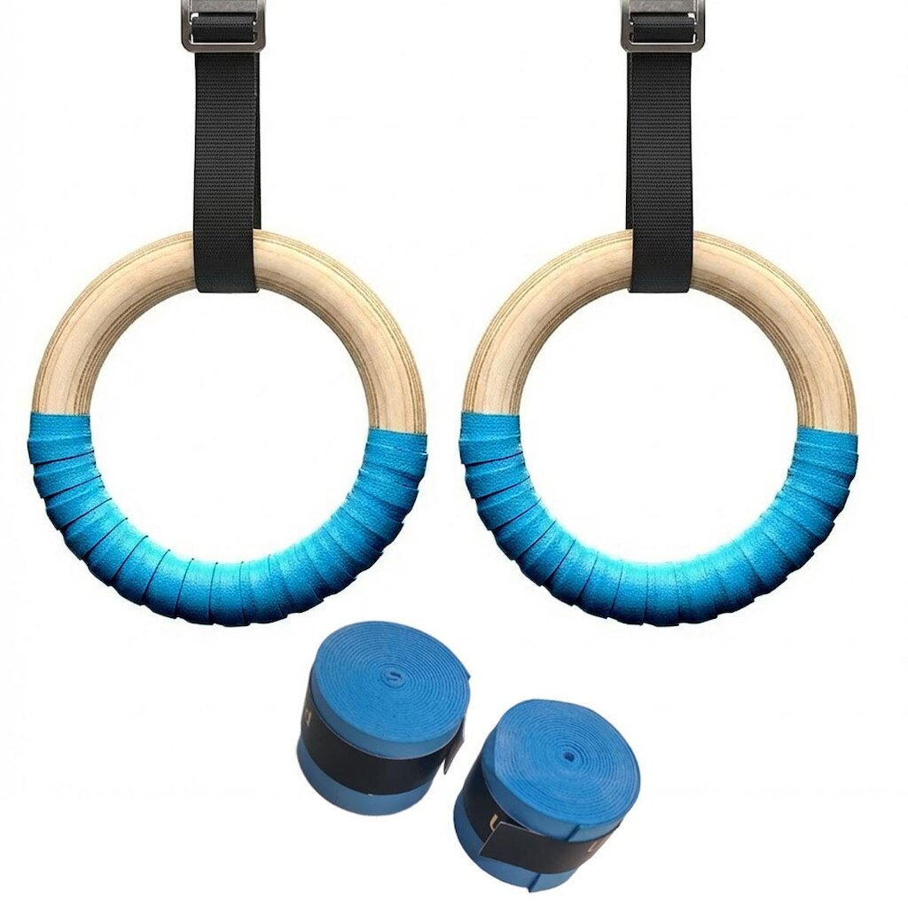 Kit Argolas de Suspensão Olímpicas Lorben Madeira para Ginástica GT792