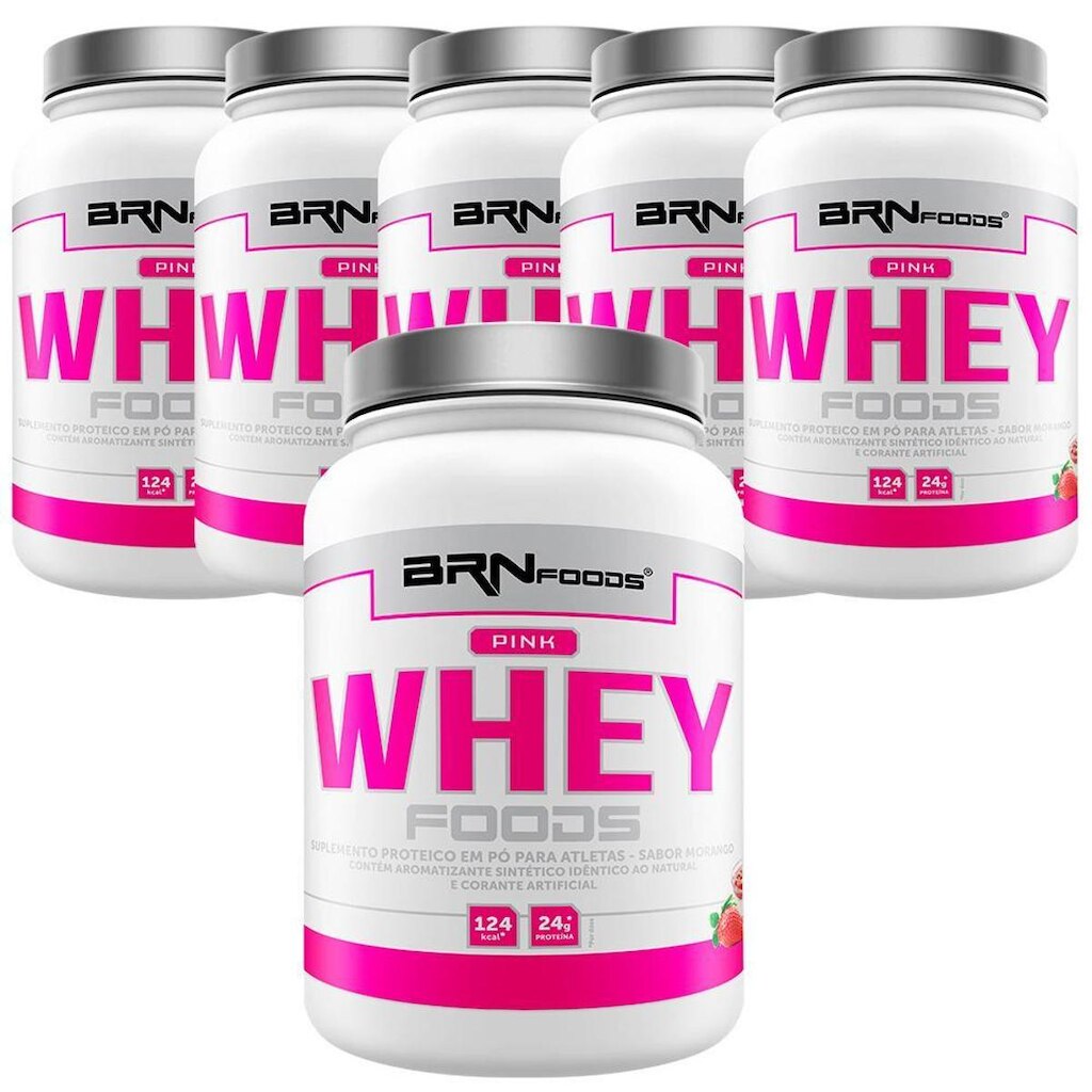 KIT ATACADO: 6x Whey Protein Pink Whey 900g