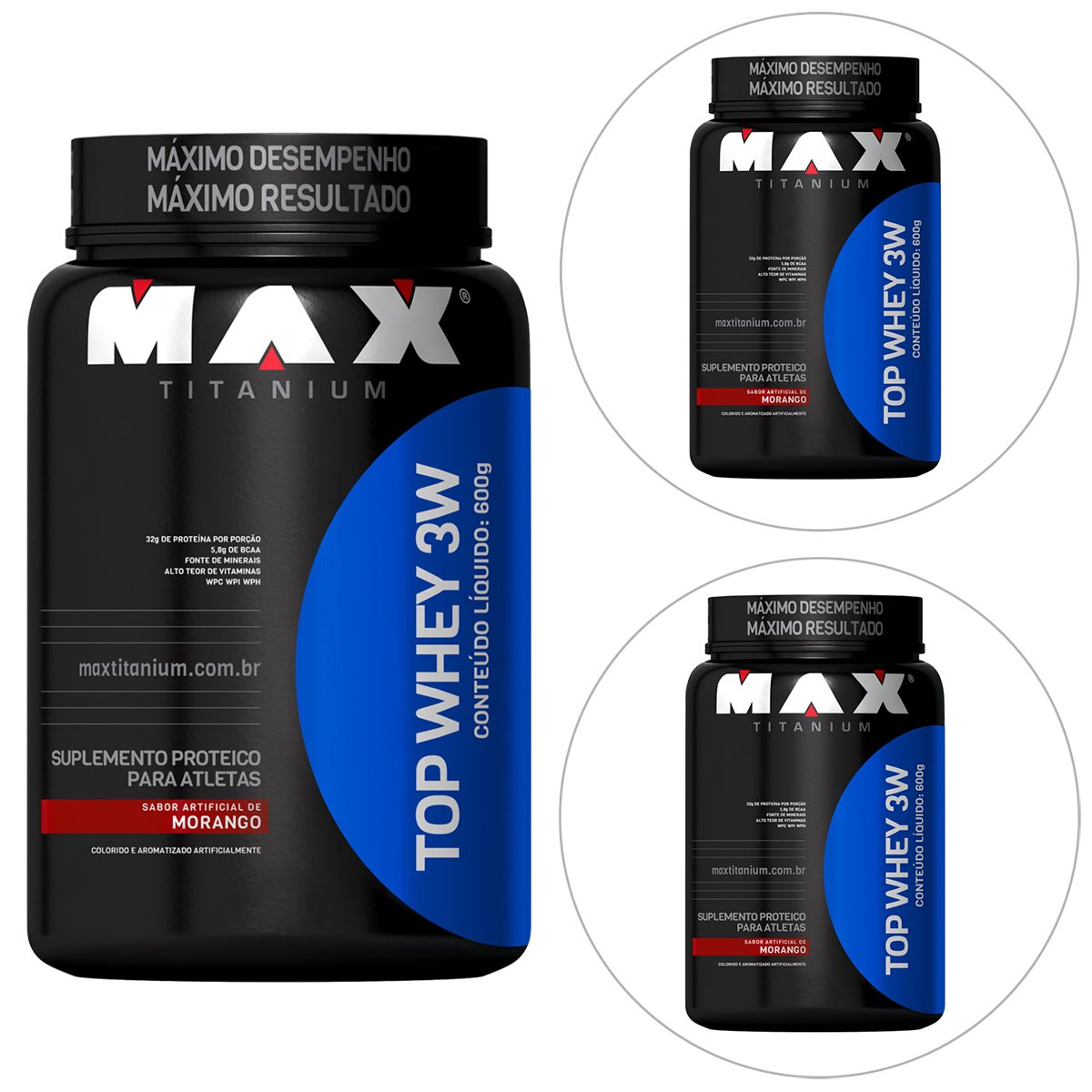 whey 3w max titanium netshoes