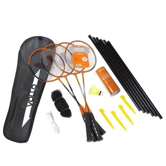 Kit Badminton Vollo Vb004 -Vollo Sports - 9 Peças