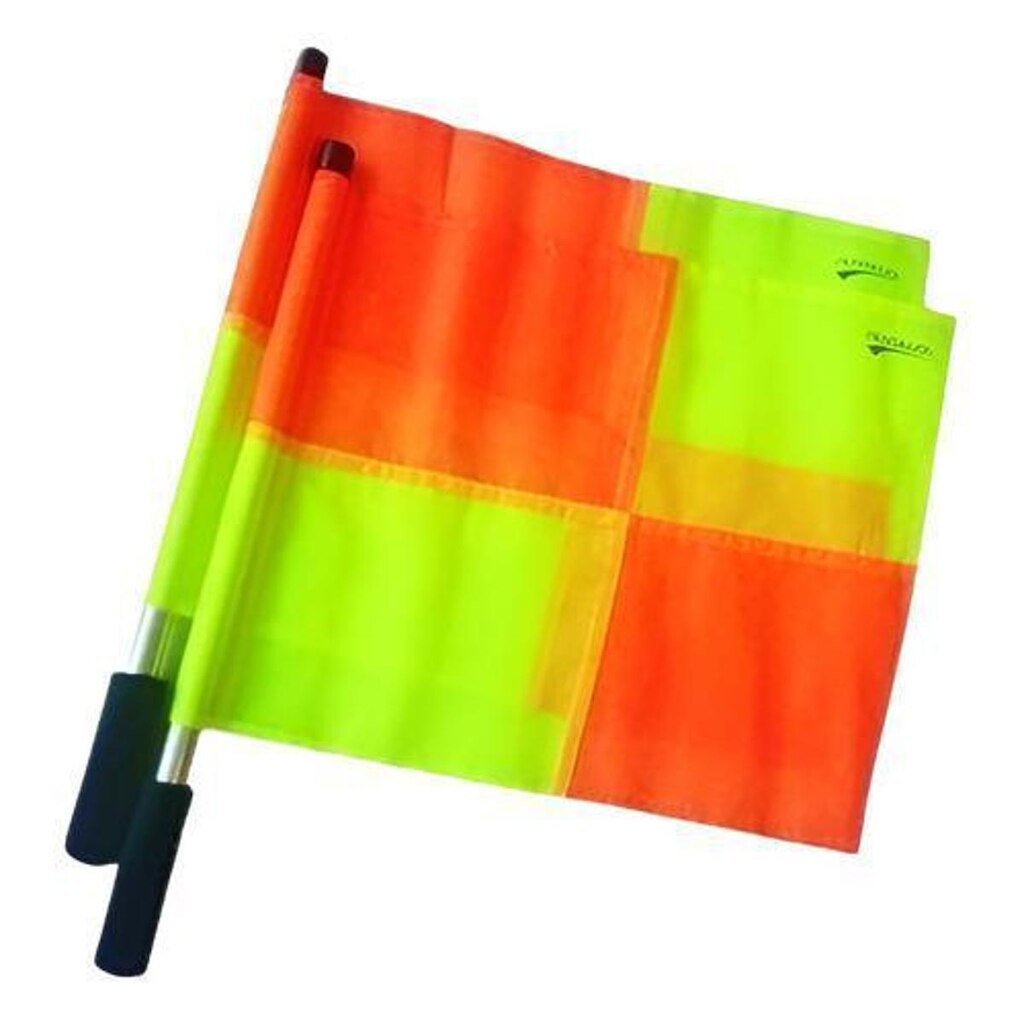Kit Bandeira Para Arbitragem De Futebol 1 Par Árbitro Bandeirinhas