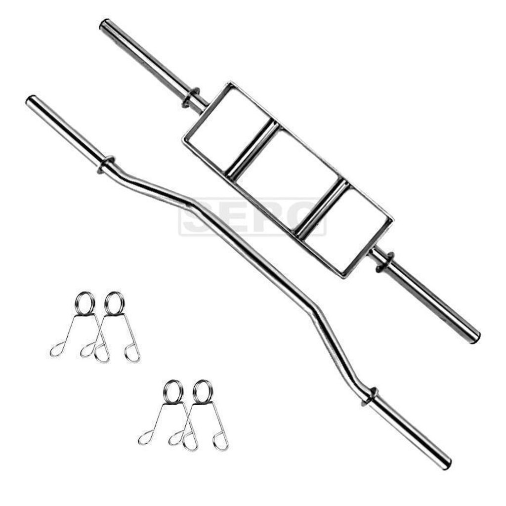 Kit Barra W 1,20m Tubo Oca + Barra H 1,05m Tubo Oca com Presilhas