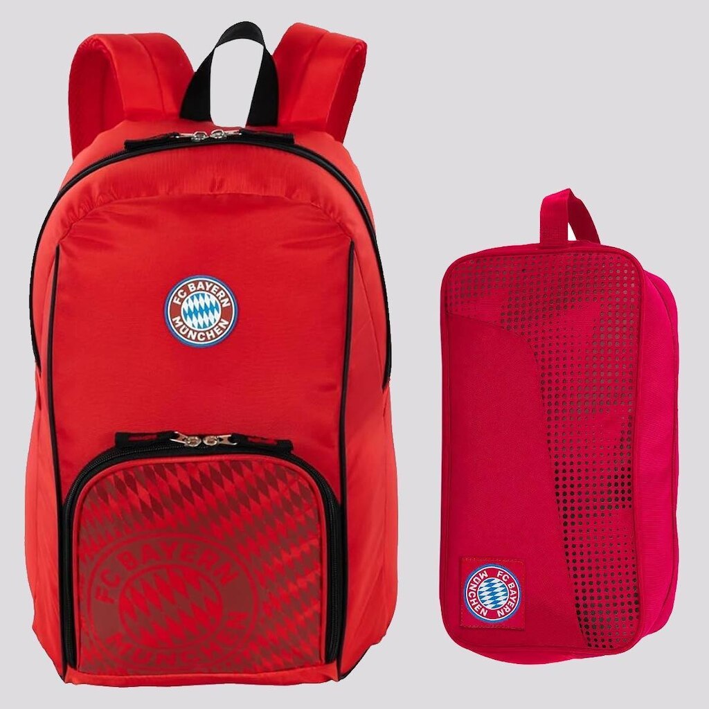 Kit Bayern Mochila e Porta Chuteira