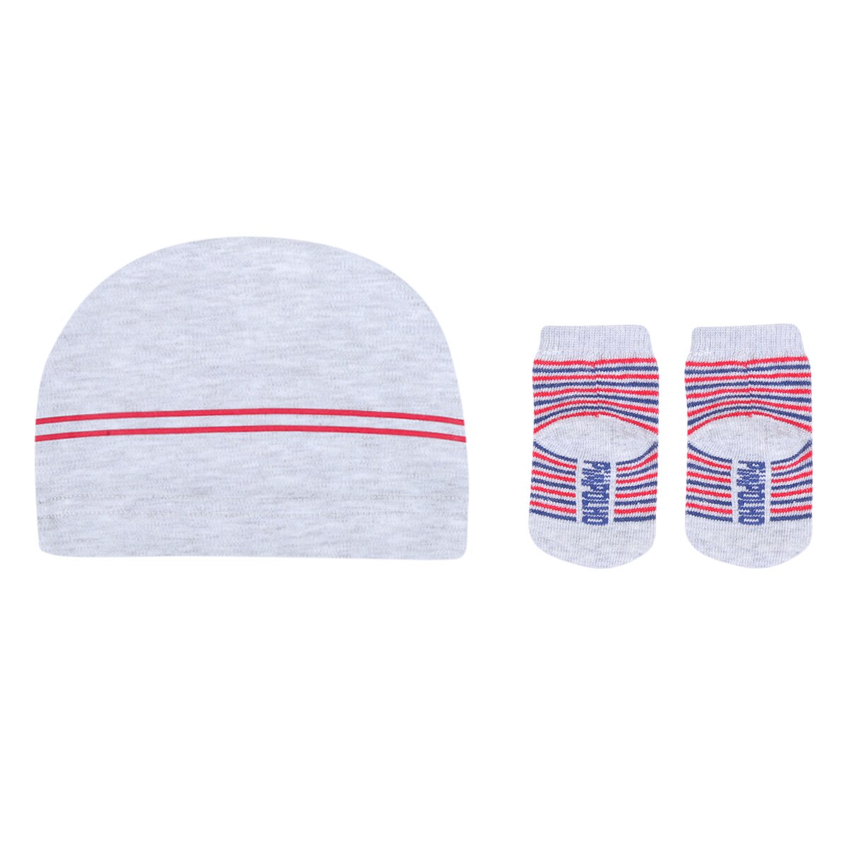Kit Bebê Recém-Nascido Pimpolho Gorro+ Meia Menino - 1