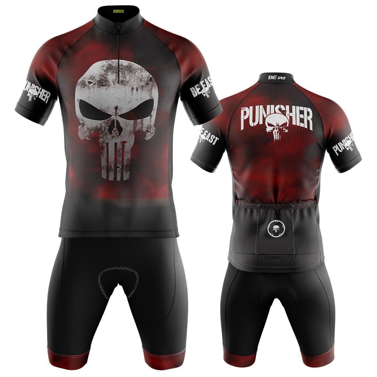 camisa de ciclismo justiceiro