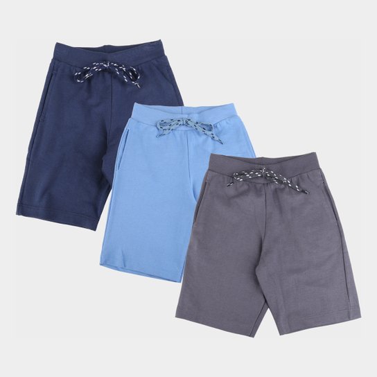 Kit Bermuda Infantil Candy Kids Moletinho Masculina - 3 Peças - Marinho é ruim? Kit Bermuda Infantil Candy Kids Moletinho Masculina - 3 Peças - Marinho é boa?
