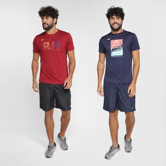 Kit Bermuda Mizuno Energy 7 Masculina - 2 Peças