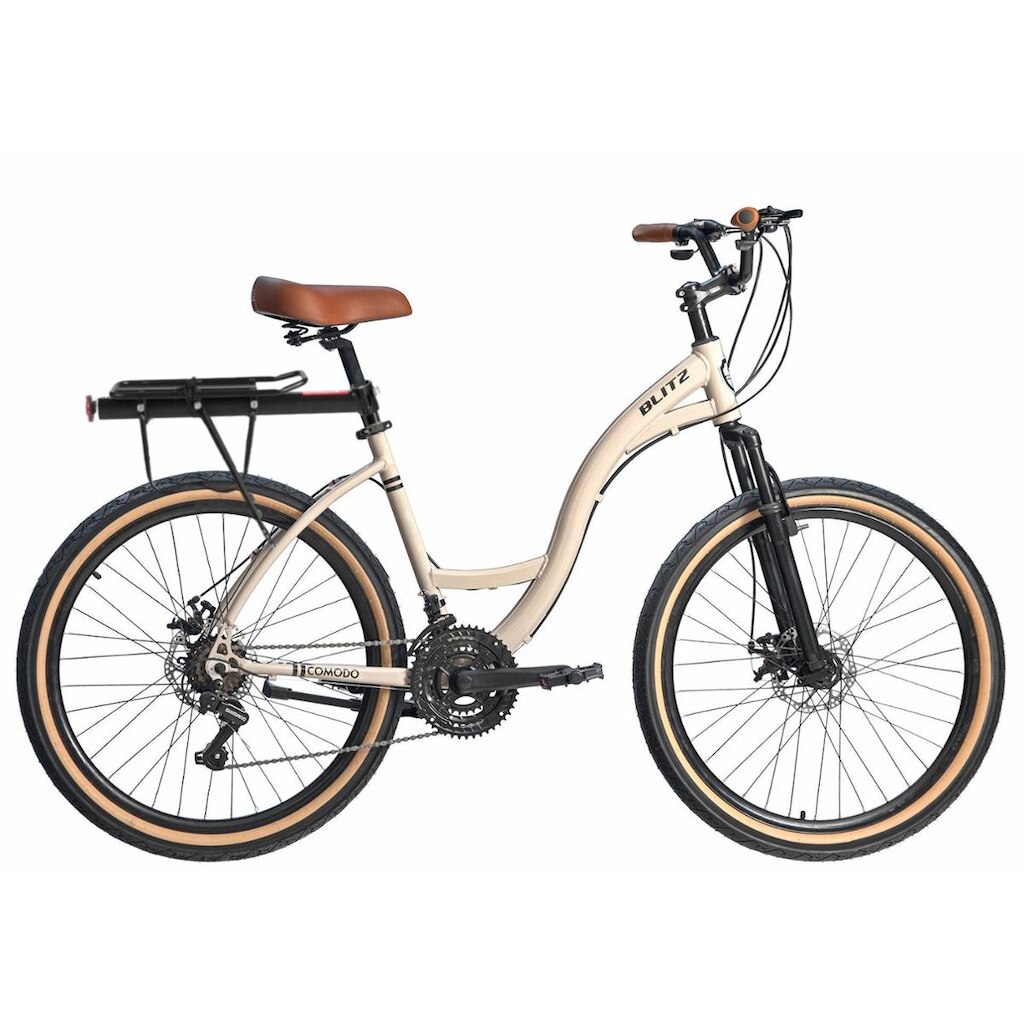 Kit Bicicleta Blitz Comodo 26 Urbana 21v + Bagageiro - 1436