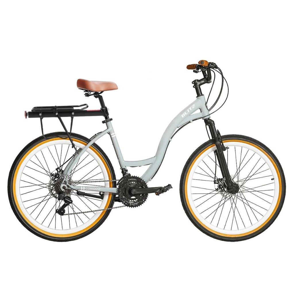 Kit Bicicleta Blitz Comodo 26 Urbana 21v + Bagageiro - 1436