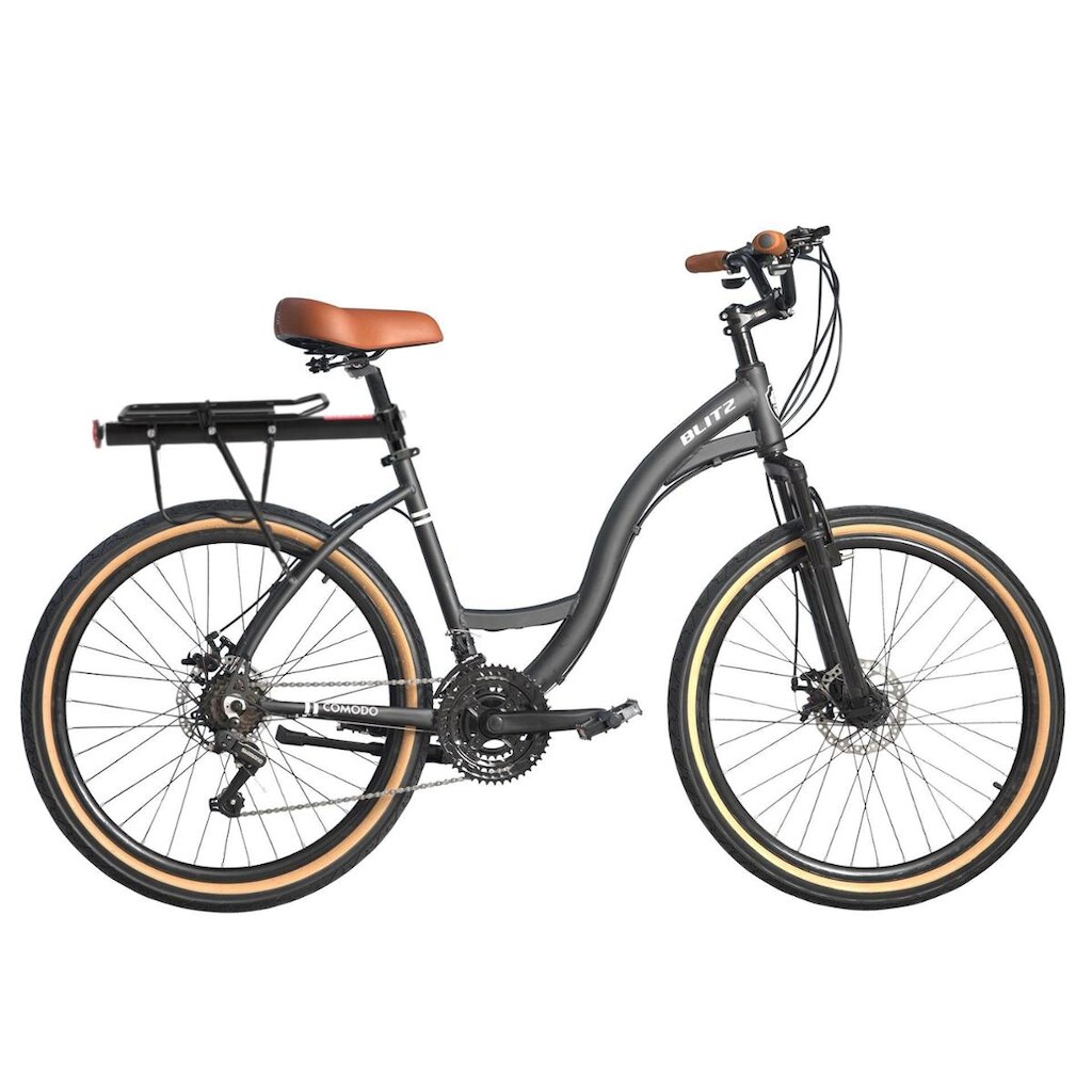 Kit Bicicleta Blitz Comodo 26 Urbana 21v + Bagageiro - 1436