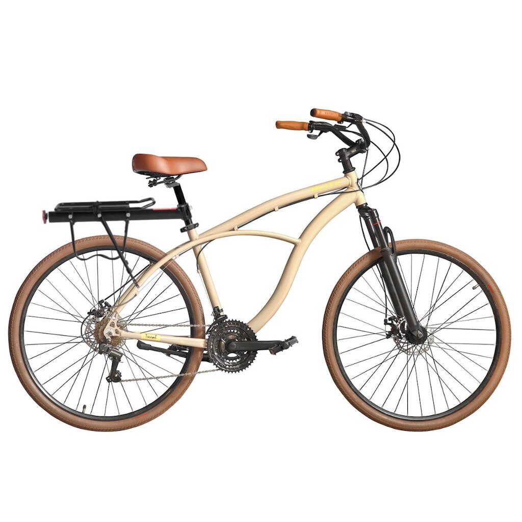 Kit Bicicleta Terral 29 BLITZ Alumínio 21v e freios a disco + Bagageiro E Cadeado - 2214