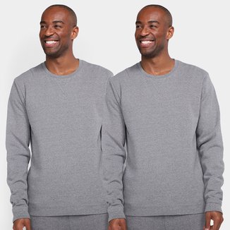 Kit Blusão Moletom Gonew Com 2 Peças Masculino