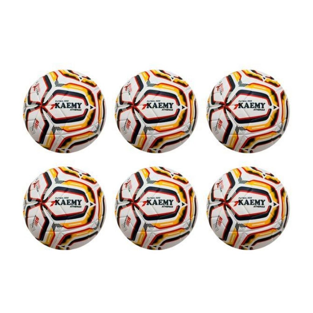 Kit Bola Futsal Atenas Termo Soldada 6 Unidades