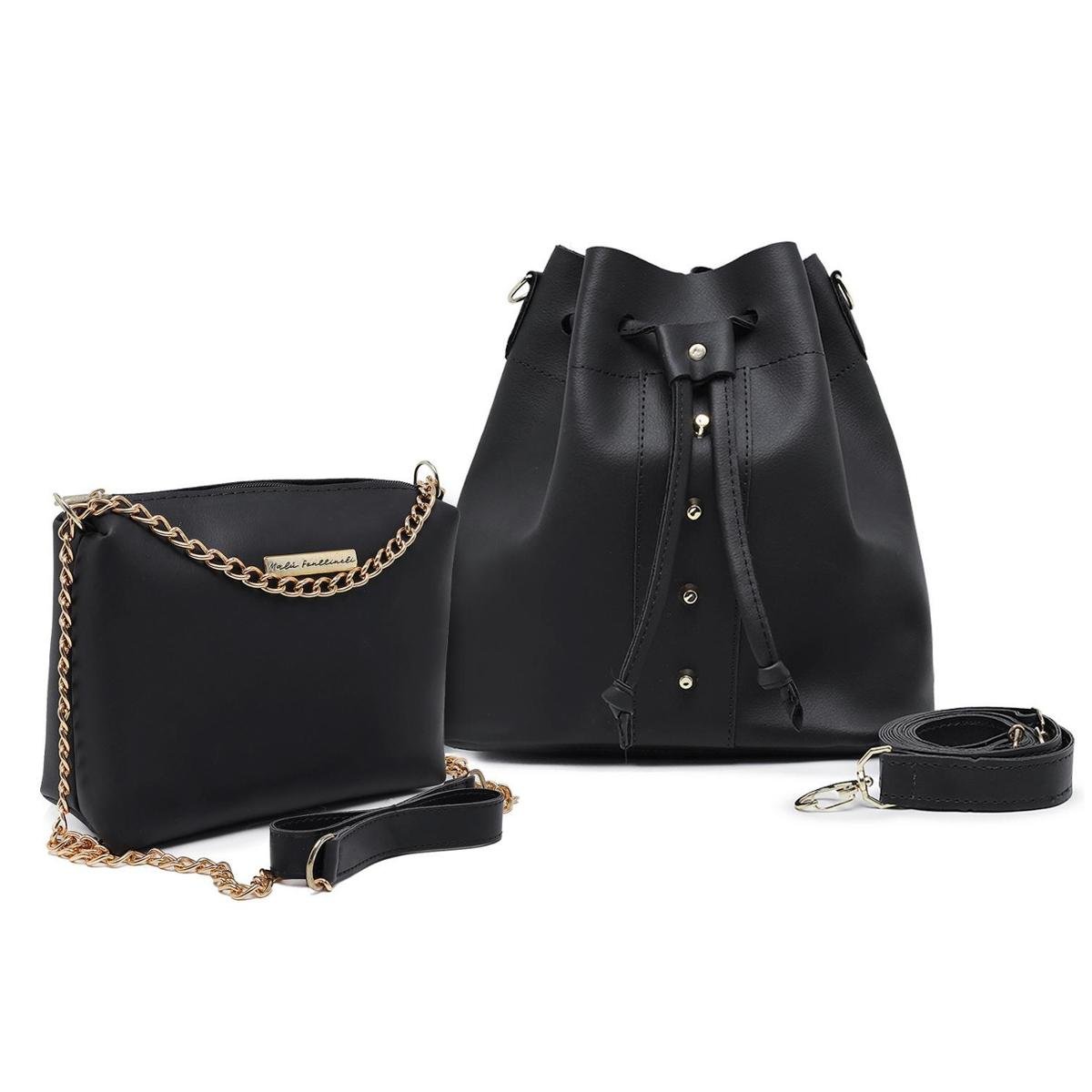 long drawstring bolsa