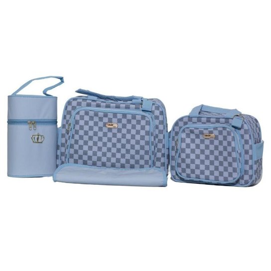 Kit Bolsa Maternidade Jokenpo Ludy Baby Xadrez Quadrada Bebe Masculino Azul Claro Netshoes Kit Bolsa Maternidade Jokenpo Ludy Baby Xadrez Quadrada Bebe Masculino Azul Claro Netshoes