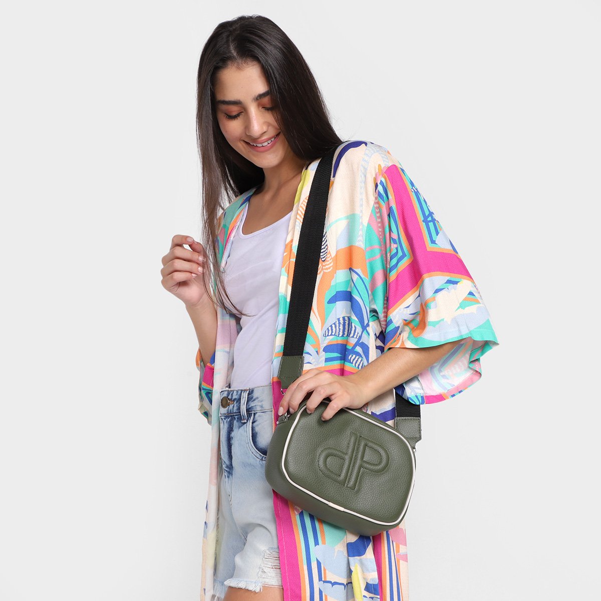 Kit Bolsa Pien Minibag Pequena + Carteira Feminina Menor preço em Kit Bolsa Pien Minibag Pequena + Carteira Feminina