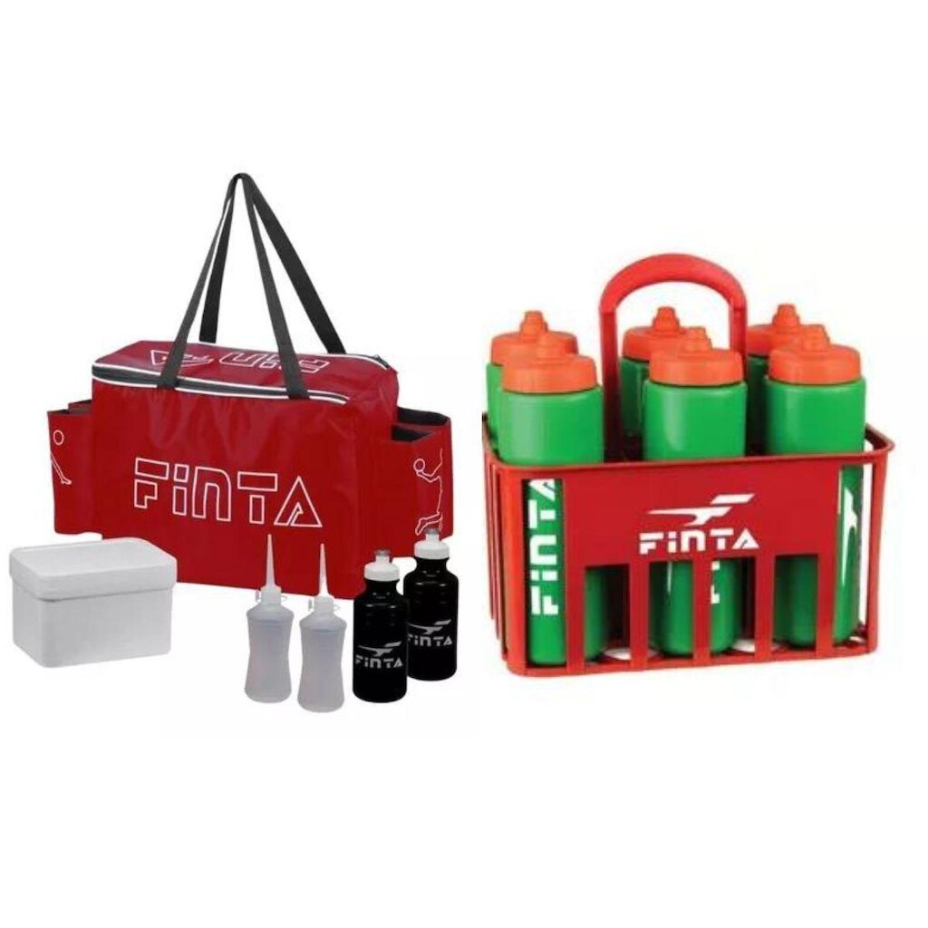 Kit Bolsa Térmica Massagem Esportes e Kit Cesta Completo