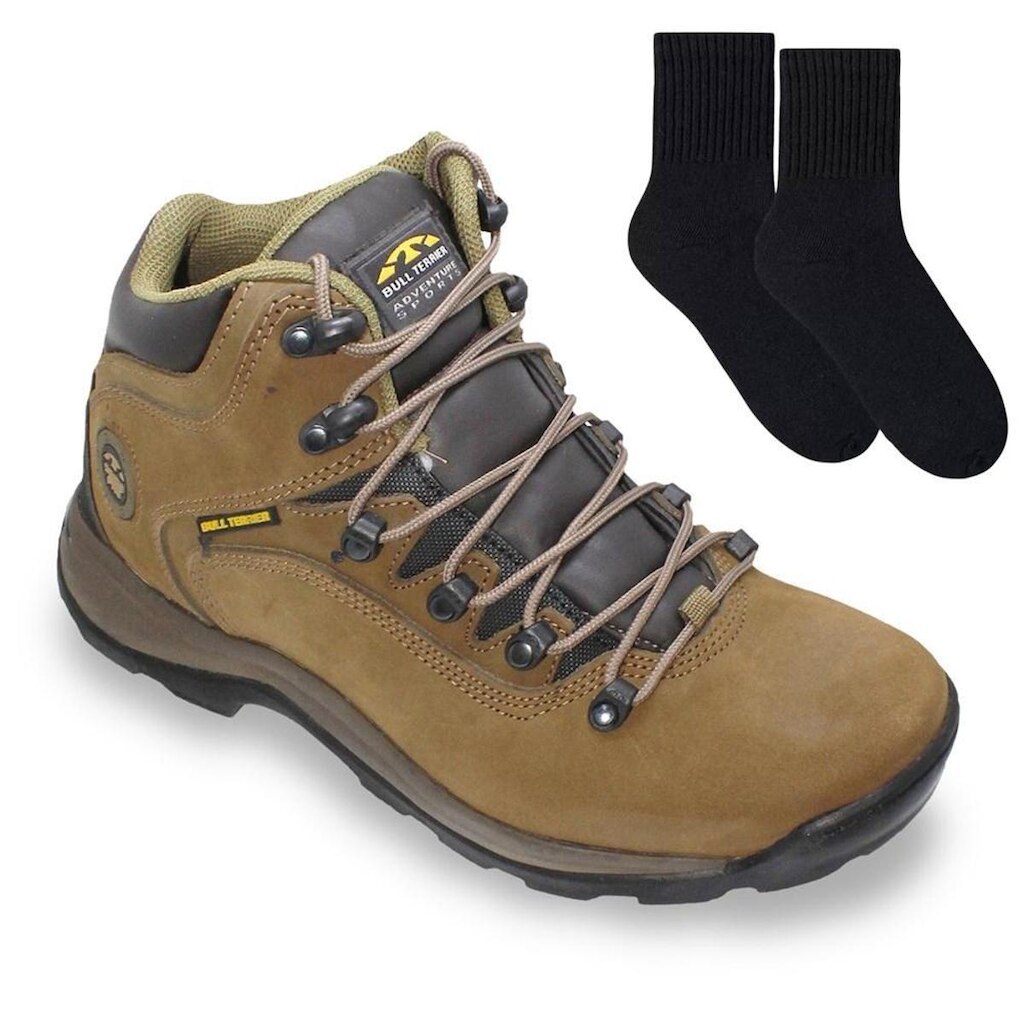 Kit Bota Bull Terrier Trailfox Masculina + Par de