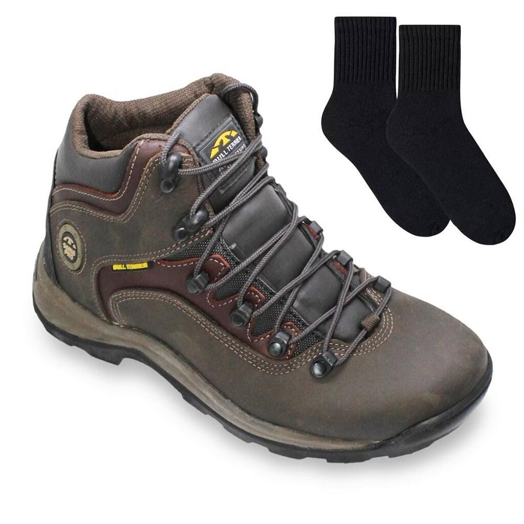 Kit Bota Bull Terrier Trailfox Masculina + Par de