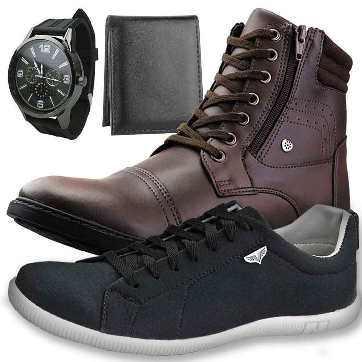 sapatenis bota masculino