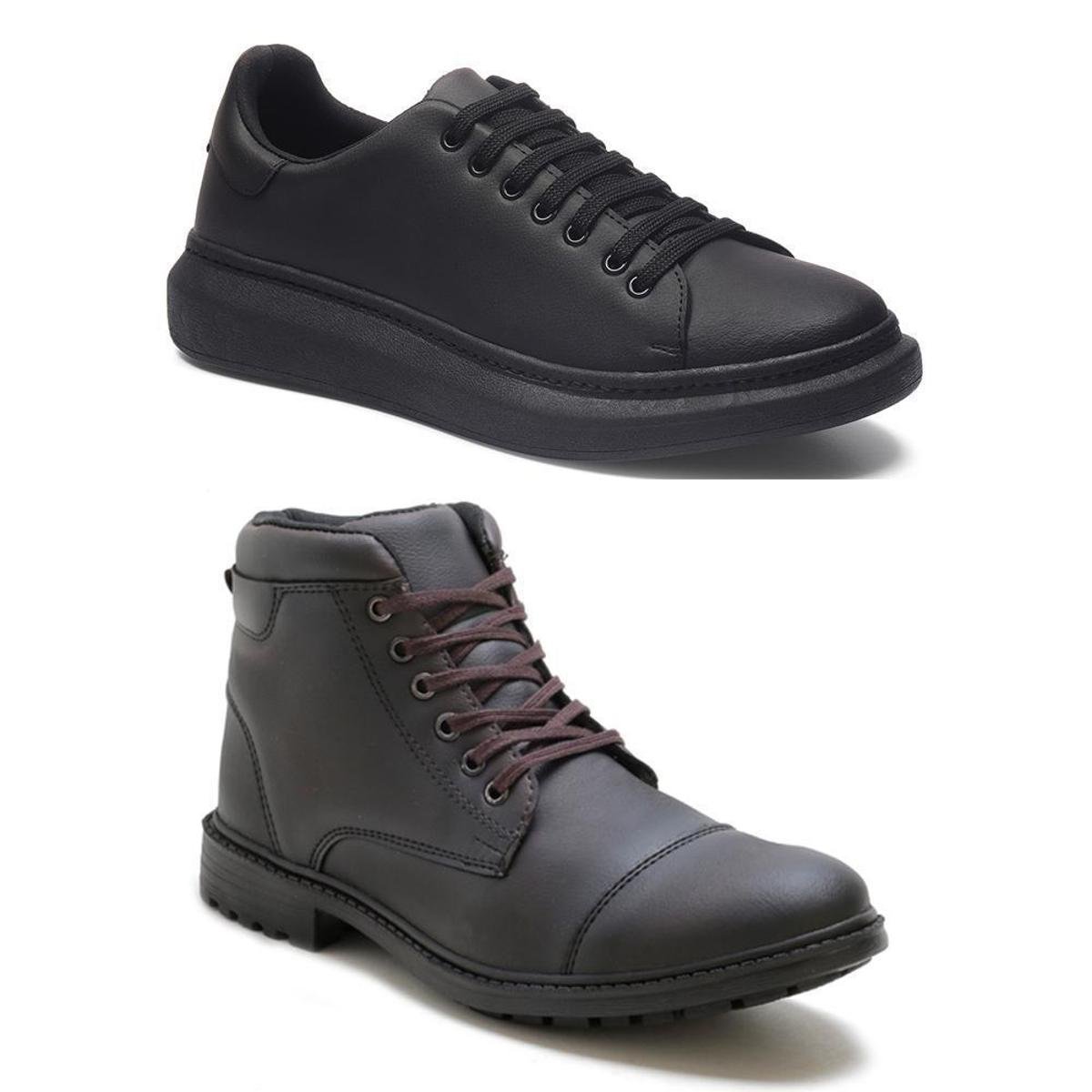 Kit Bota e Tênis Épico Masculino - Preto | Netshoes