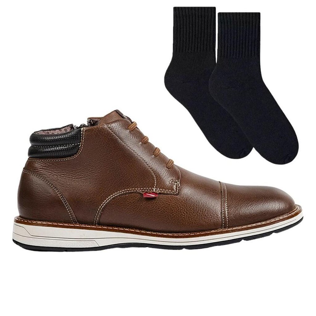 Kit Bota Ferracini Kingston Masculina + Par de Me