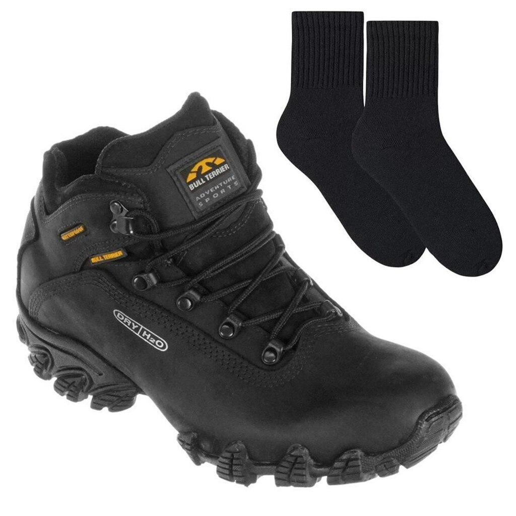 Kit Bota Impermeável Bull Terrier Alpina Dry Masc
