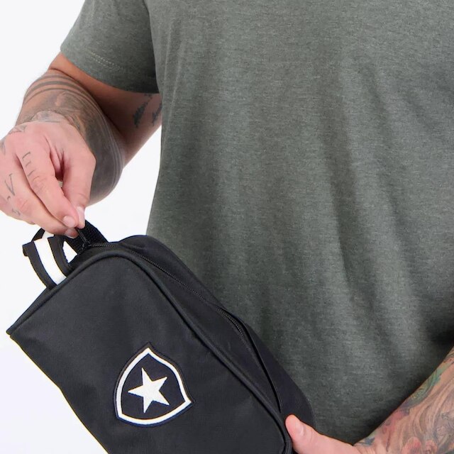 Kit Botafogo Necessaire NylonChaveiro Luva