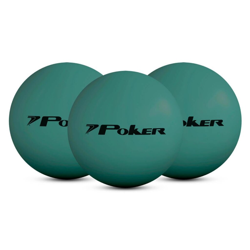 Kit C/ 3 Bolas de Borracha Frescobol N3 - Poker
