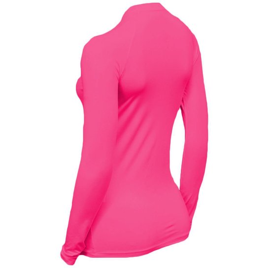 Kit C/ 4 Camisas Feminino Stigli Pro Proteção Solar FPU 50 Manga Longa Luna Poliamida N - Azul+Preto