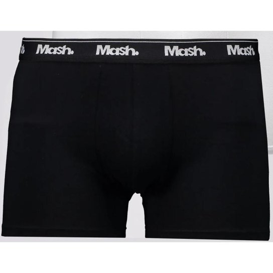 Kit C/2 Cuecas Boxer Mash 110.04 - Preto Menor preço em Kit C/2 Cuecas Boxer Mash 110.04 - Preto