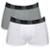 Kit C/2 Cuecas Zorba Boxer Plus - 0717 - Branco+Grafite