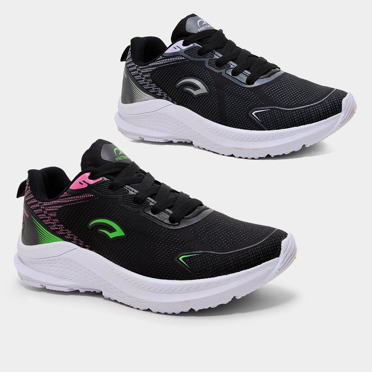 Kit C2 Tenis Pretorian Feminino