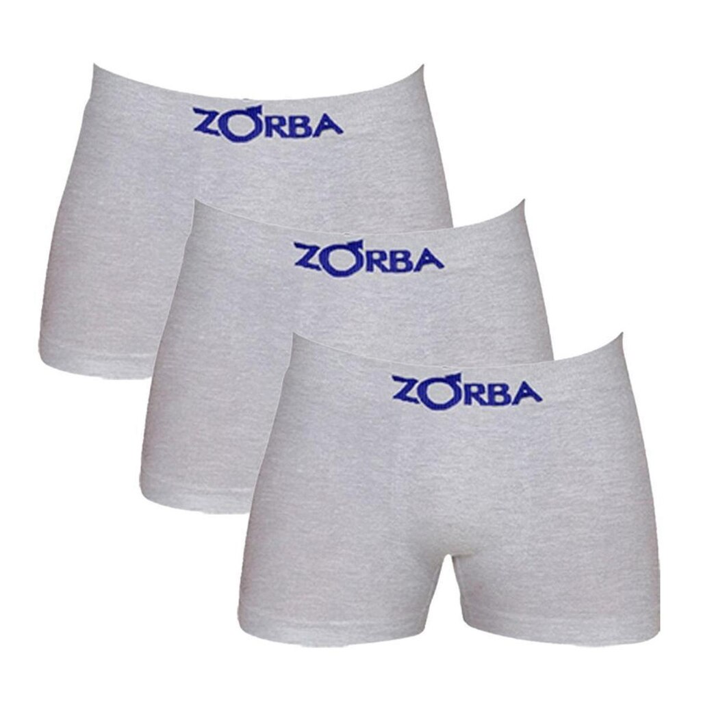 Kit C/3 Cuecas Boxer Infantil Algodão Zorba 678 -